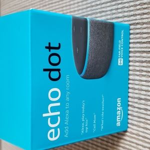 Amazon Echo Dot 3rd Generation with Power Adapter